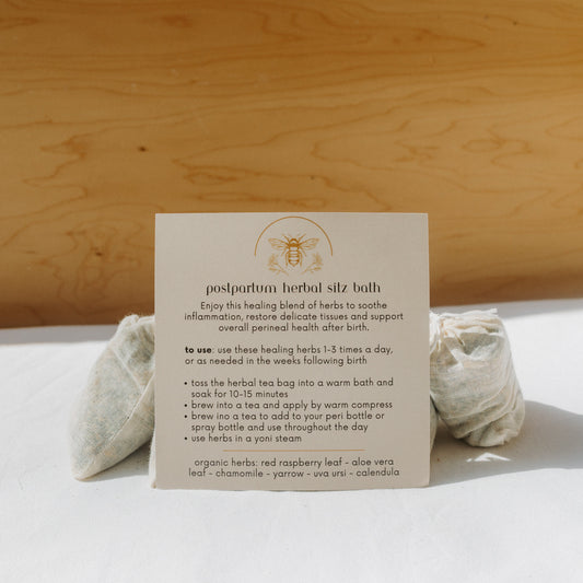 postpartum herbal sitz bath
