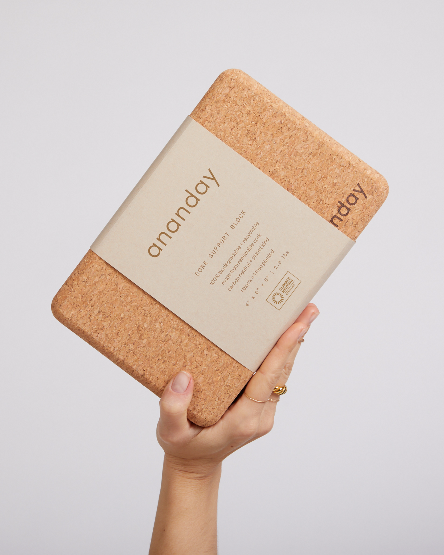 Cork Yoga Block