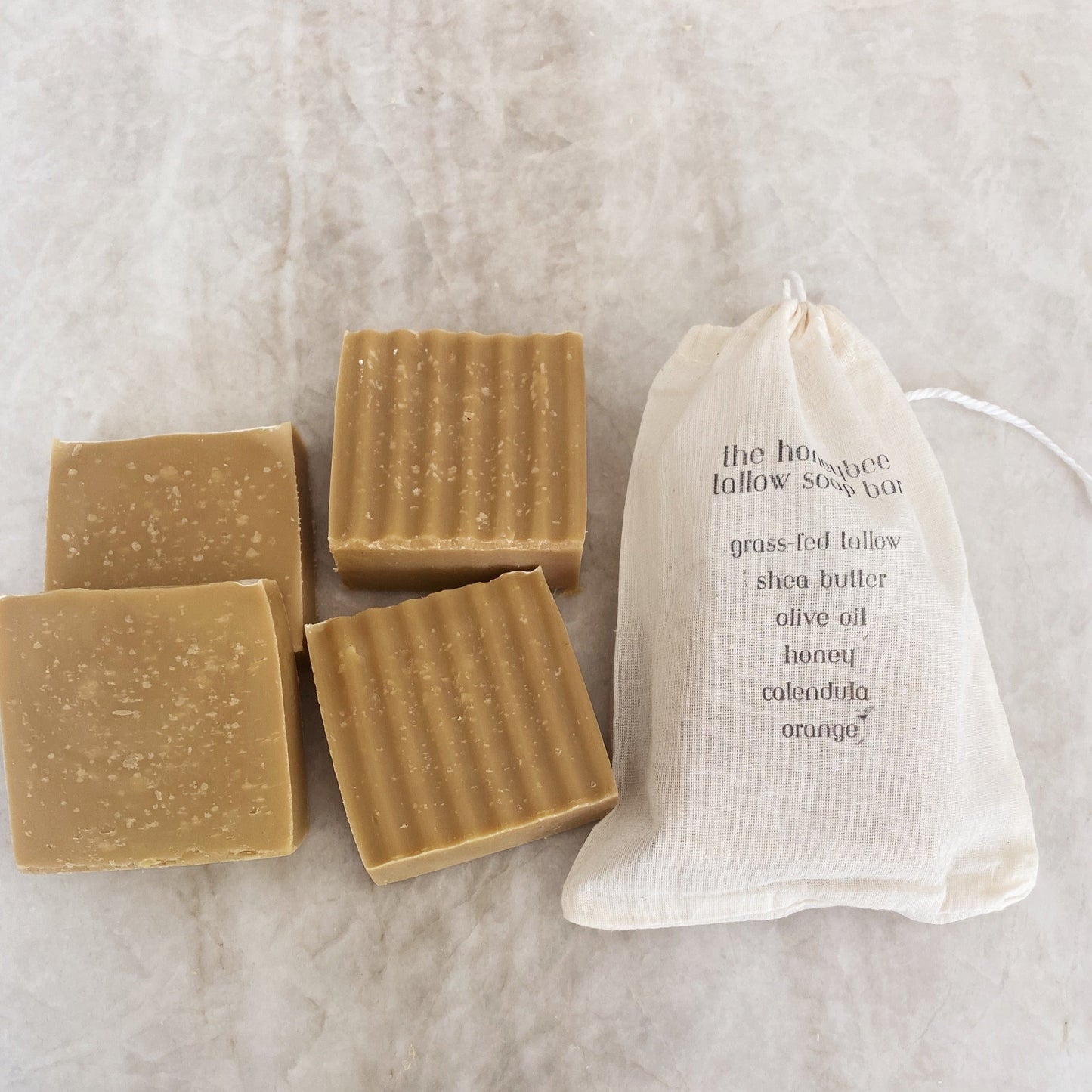 the honeybee tallow soap bar just dropped!
